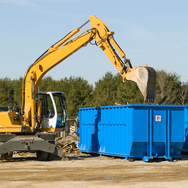 can i choose the location where the residential dumpster will be placed in Bokoshe OK